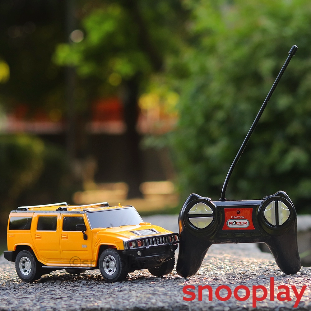 Hummer H2 Remote Controlled Toy Car with Lights | 1:24 Scale (5-12 Years) | Assorted Colours