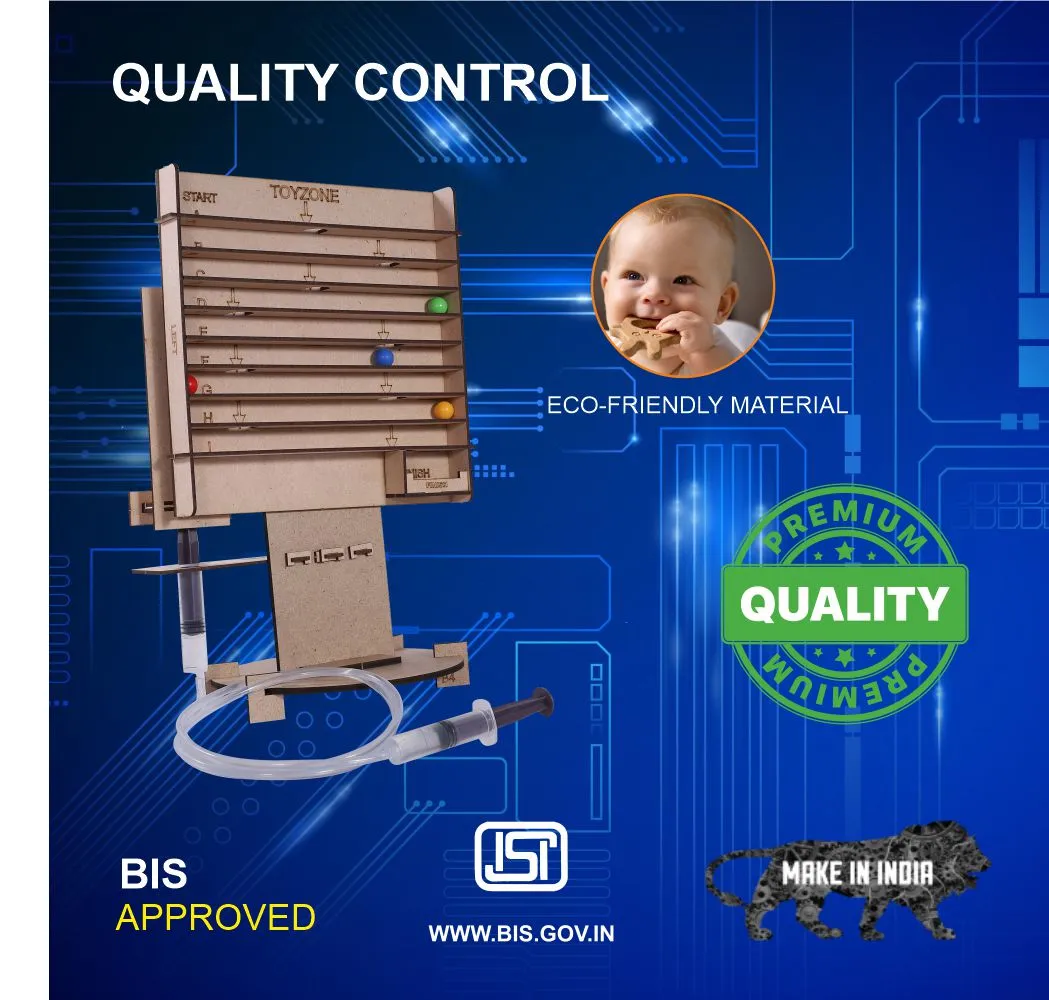 Hydraulic Desktop Maze Game | Hydraulic Science Toy | DIY Maze Game | Creative Kids Puzzle | Practical Skills Game | Screen-Free Play | For kids age 5  years