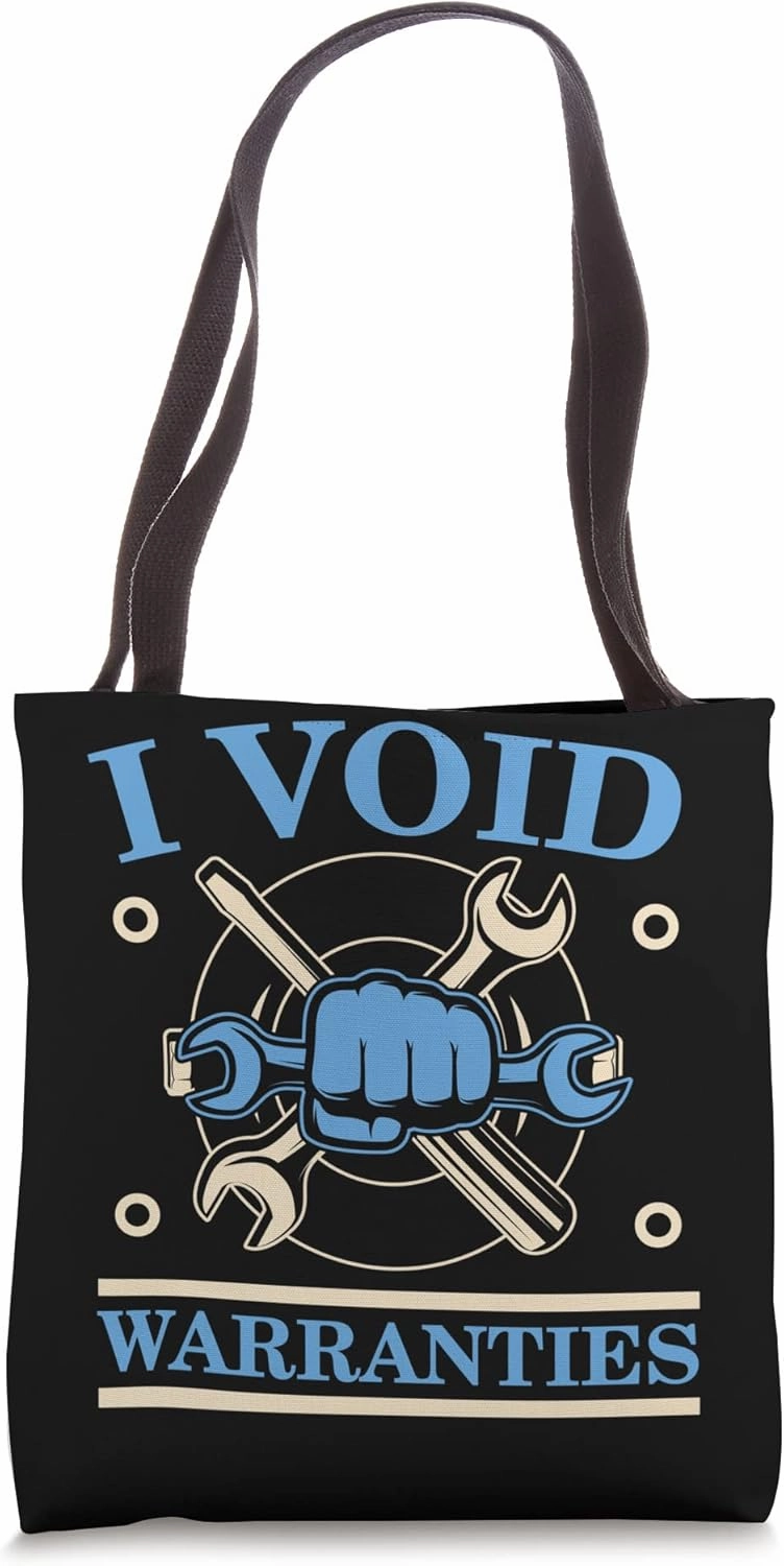 I Void Warranties Engine Diesel Mechanic Auto Mechanic Tote Bag