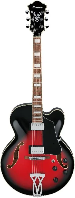 Ibanez Artcore AF75 Hollowbody - Transparent Red Sunburst