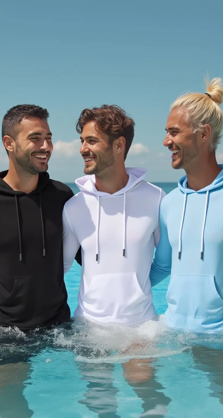 INGEAR Sun Shirts for Men - Lightweight SPF 50  UV Protection Hoodie with Pocket for Fishing, Running, Hiking, Swim Rashguard