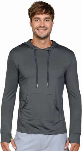 INGEAR Sun Shirts for Men - Lightweight SPF 50  UV Protection Hoodie with Pocket for Fishing, Running, Hiking, Swim Rashguard