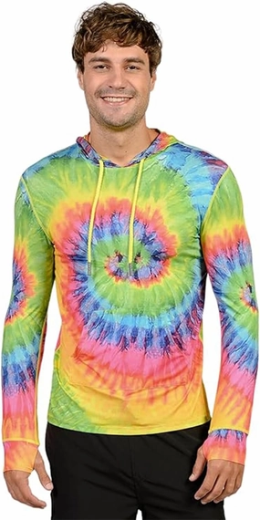 INGEAR Sun Shirts for Men - Lightweight SPF 50  UV Protection Hoodie with Pocket for Fishing, Running, Hiking, Swim Rashguard