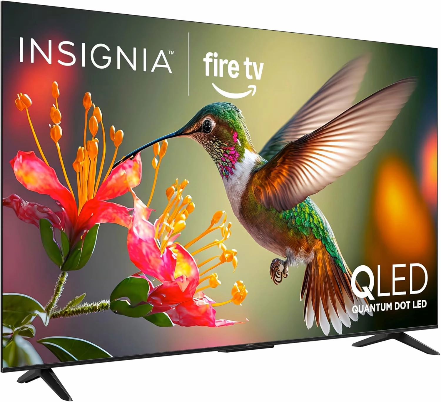 INSIGNIA 55-inch Class QF Series LED 4K UHD QLED Smart Fire TV with Alexa Voice Remote (NS55-UQFL26)