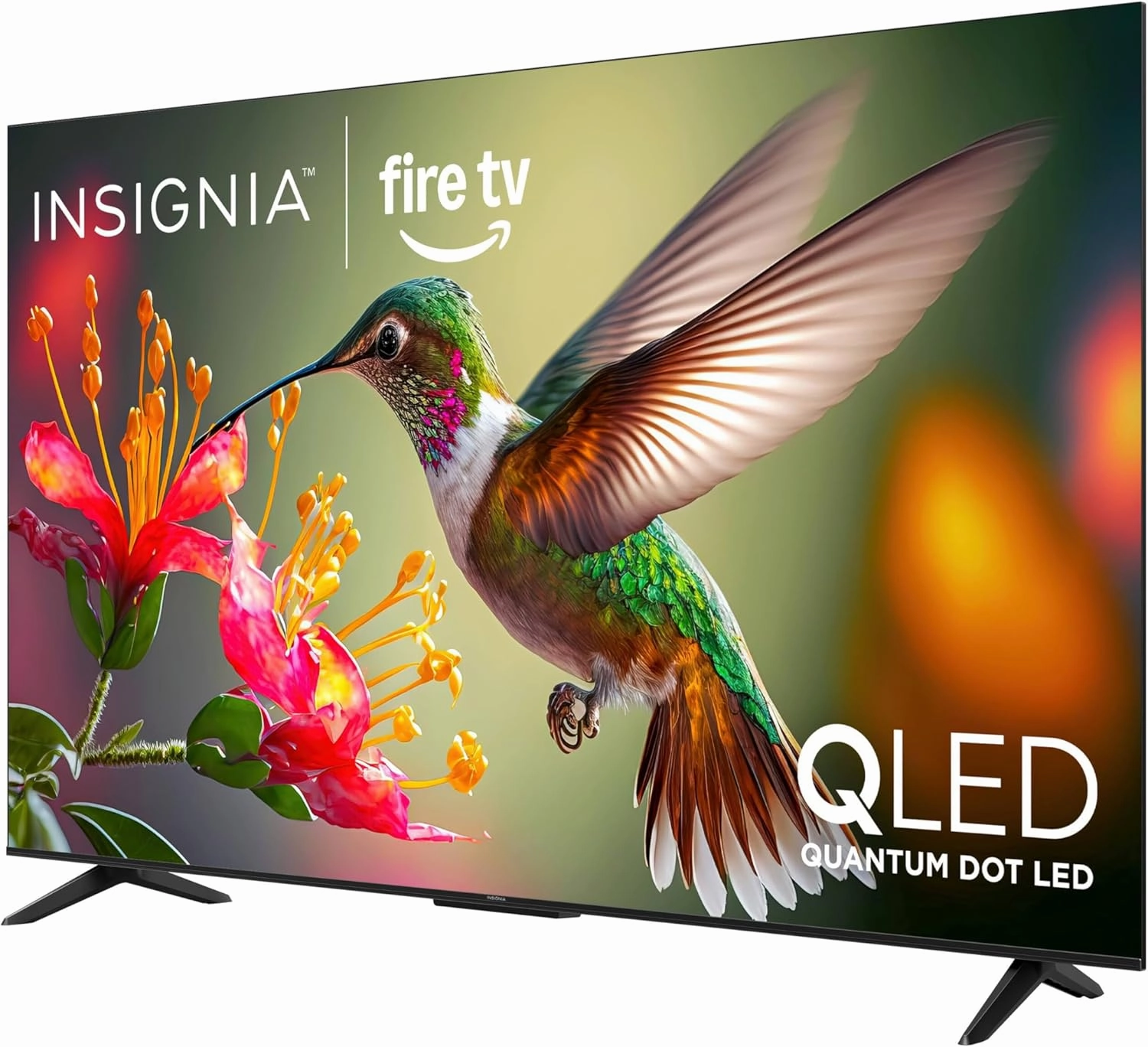 INSIGNIA 55-inch Class QF Series LED 4K UHD QLED Smart Fire TV with Alexa Voice Remote (NS55-UQFL26)
