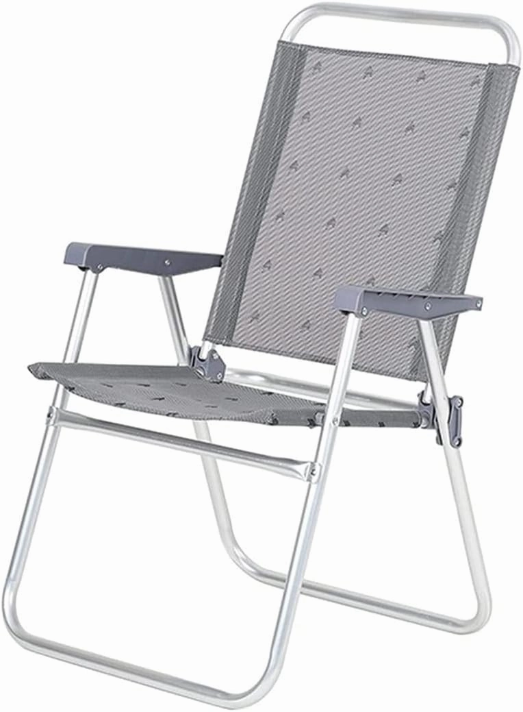 IRYZE Outdoor Chair Folding Camping Chair Outdoor Camping Portable Folding Chair Beach Seat Lightweight Lazy Lunch Break Recliner for Fishing Travel Camping Chair Foldable Chair
