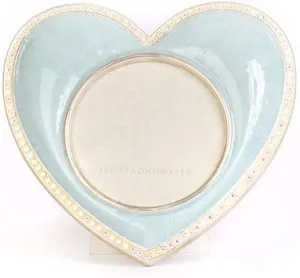 Jay Strongwater Chantal Heart Frame - Pale Blue