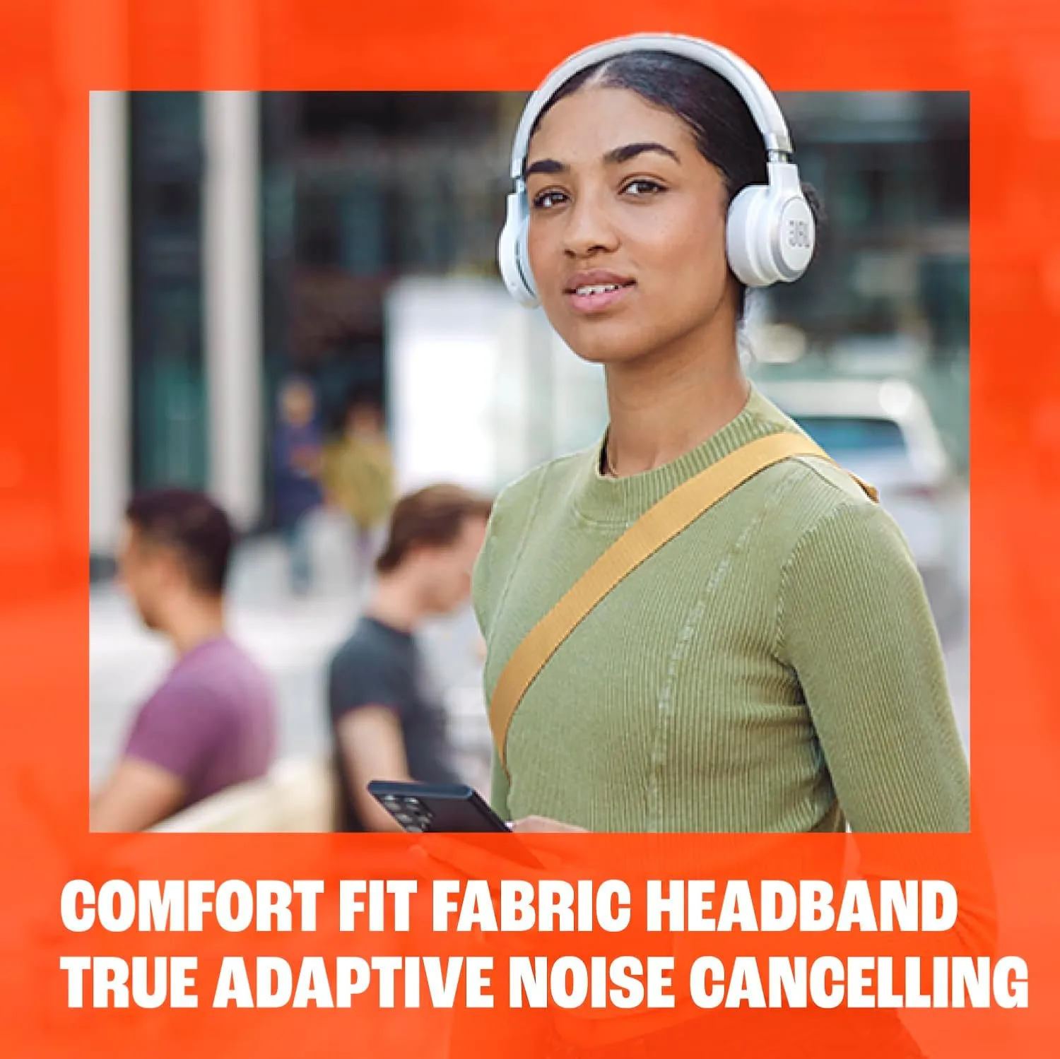 JBL Live 670NC - Wireless On-Ear Headphones with Adaptive Noise Cancelling with Smart Ambient, Up to 65H Battery Life with Speed Charge, Lightweight, Comfortable and Foldable Design (Blue)
