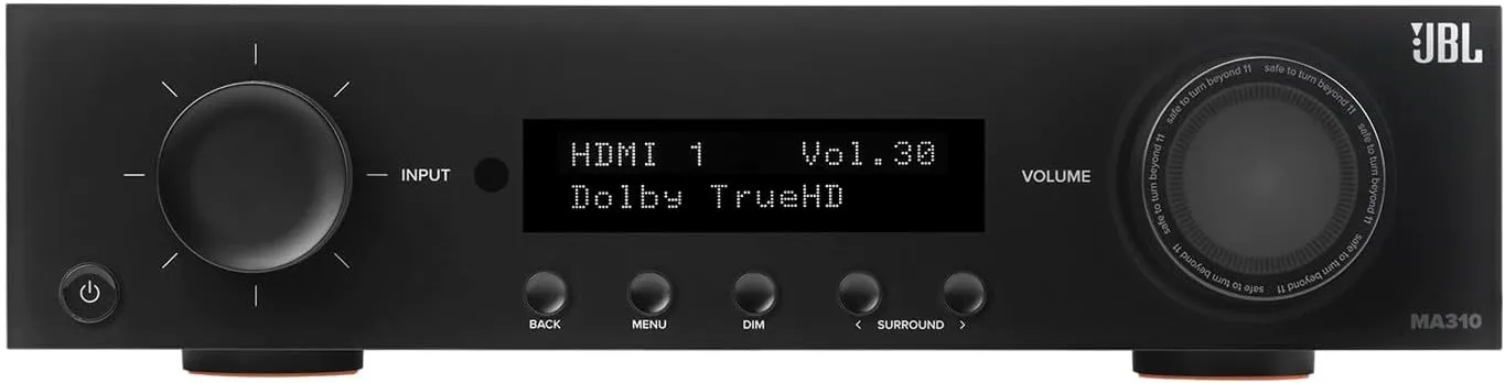 JBL MA310 5.2-Channel 4K Receiver (Black)