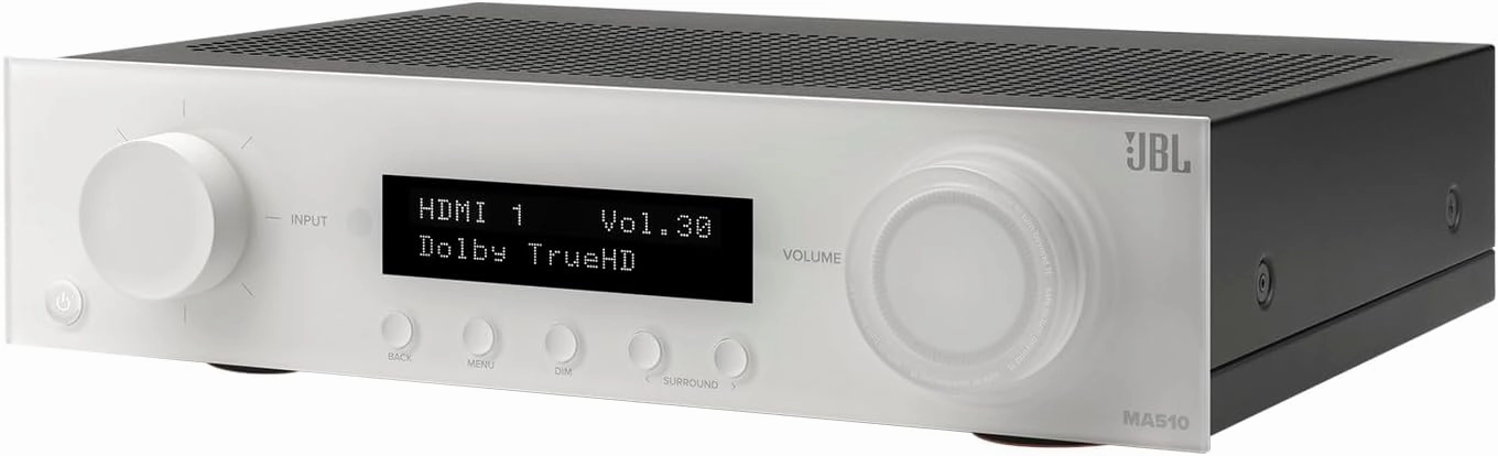 JBL MA510 5.2-Channel 8K Receiver (White)