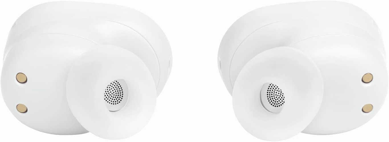 JBL Tune Buds - True wireless Noise Cancelling earbuds, JBL Pure Bass Sound, Bluetooth 5.3, 4-Mic technology for Crisp, Clear Calls, Up to 48 hours of battery life, Water and dust resistant (White)