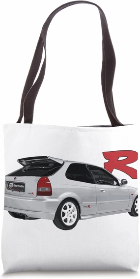 JDM Car EK HATCH VSM SILVER Tote Bag