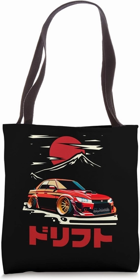 JDM Drift Car Japanese Tuner Boost Drift Racer Tokyo Japan Tote Bag