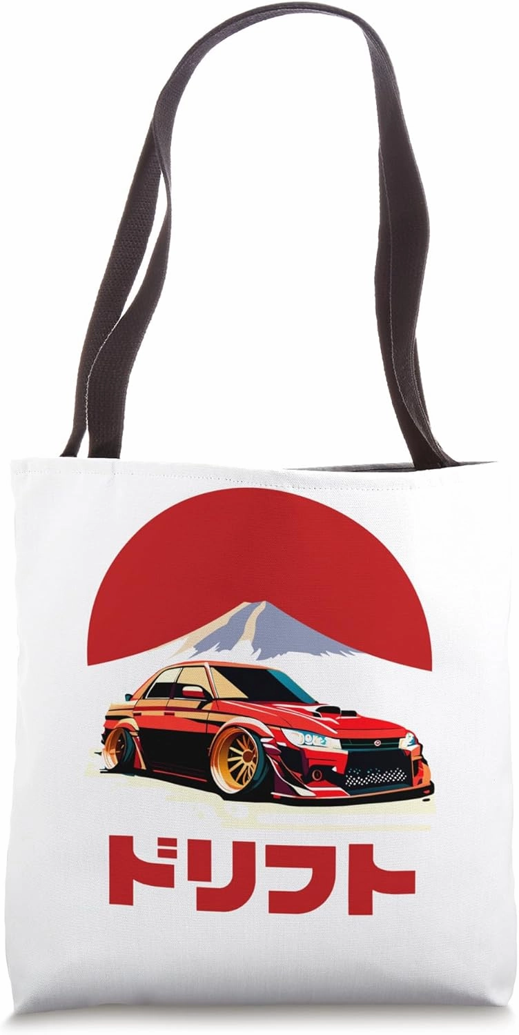JDM Drift Car Japanese Tuner Boost Drift Racer Tokyo Japan Tote Bag