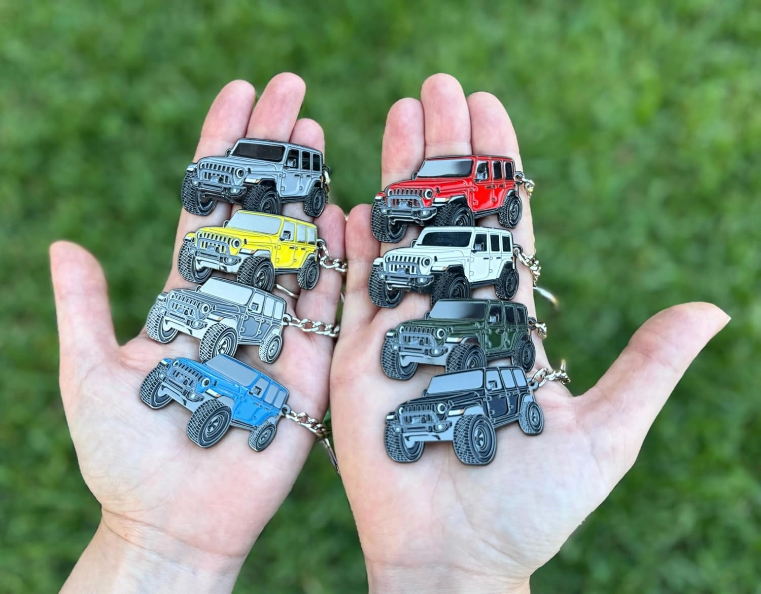 Jeep Wrangler Keychain - Officially Licensed Jeep Rubicon Accessories JL Key Chain JKU 2024 2023