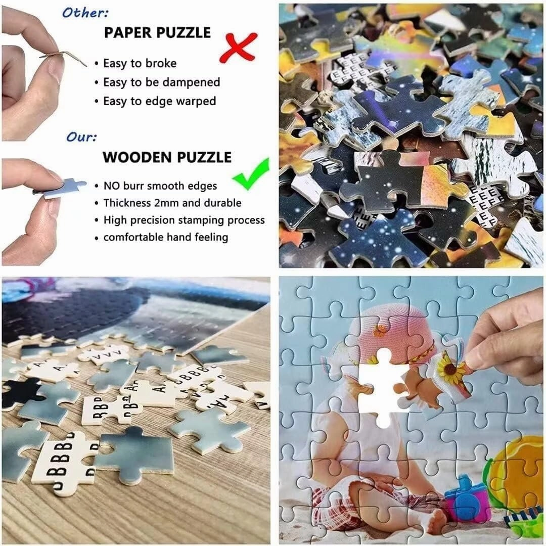 Jesus Give Me Your Hand Jigsaw Puzzle for Adults 1000 Pieces Wood Puzzle Art DIY Toy Gift Fun Challenging Educational Gift Art Home Decor