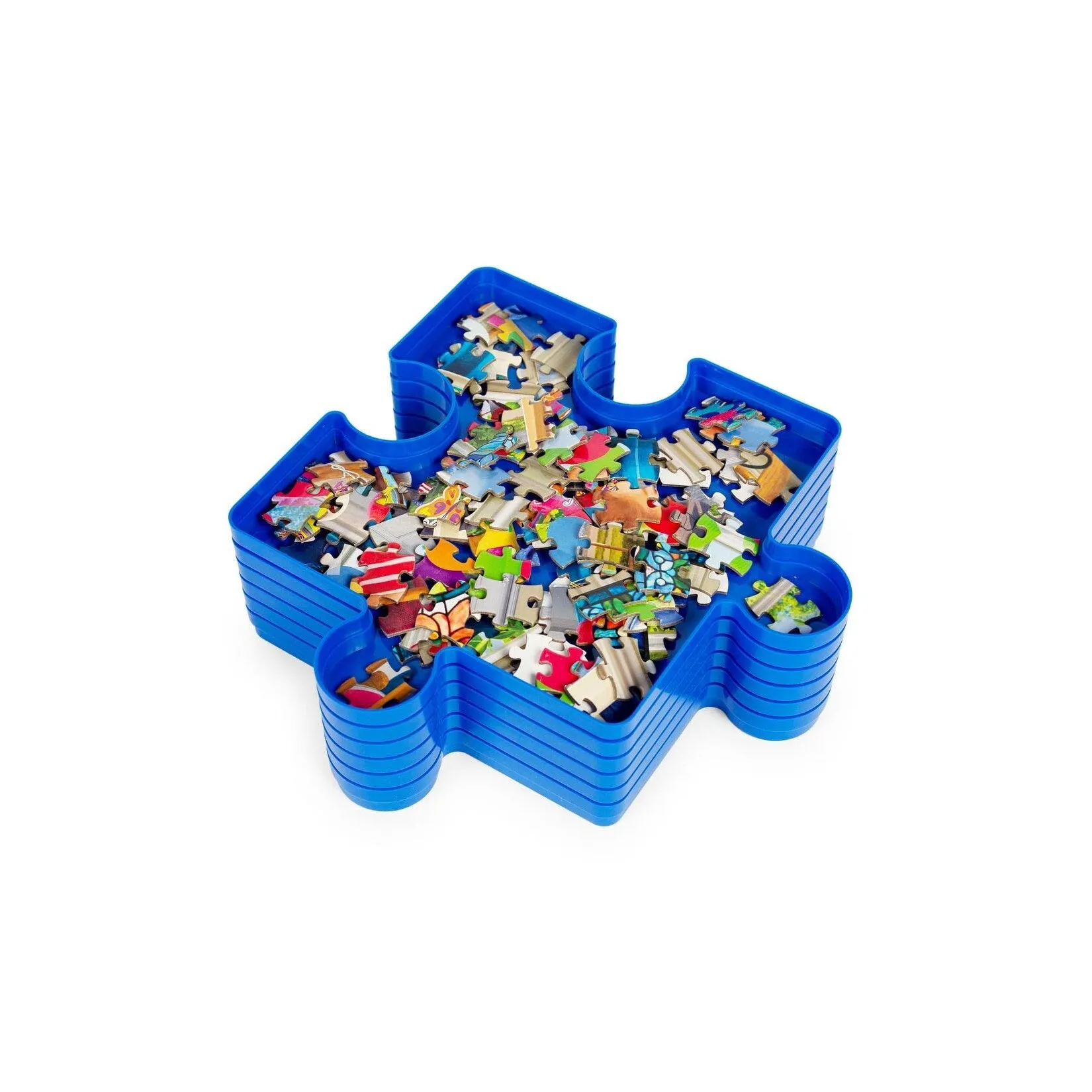 Jigsaw Puzzle Stackable Sorting Trays | Set of 6