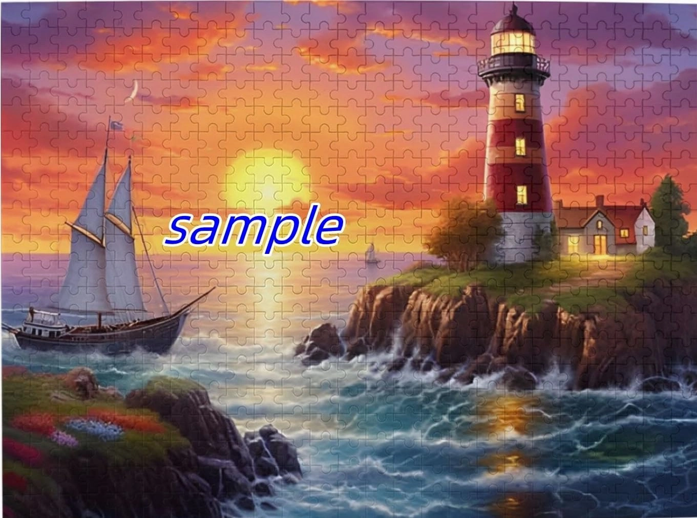 Jigsaw Puzzles 1000 Pieces Beach Amusement Park Formation Wooden Game Props Educational Toys Intellectual Puzzles 29.5'' x 19.6''
