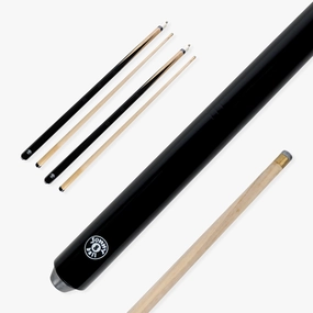 Jonny 8 Ball Pub Style 2 Piece Snooker Pool Cue Set 9.5mm Tip - Two 48 Inch Cues