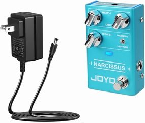 JOYO Chorus Pedal (NARCISSUS R-22) Bundle with JOYO DC 9V 500mA Guitar Pedal Power Supply Adapter