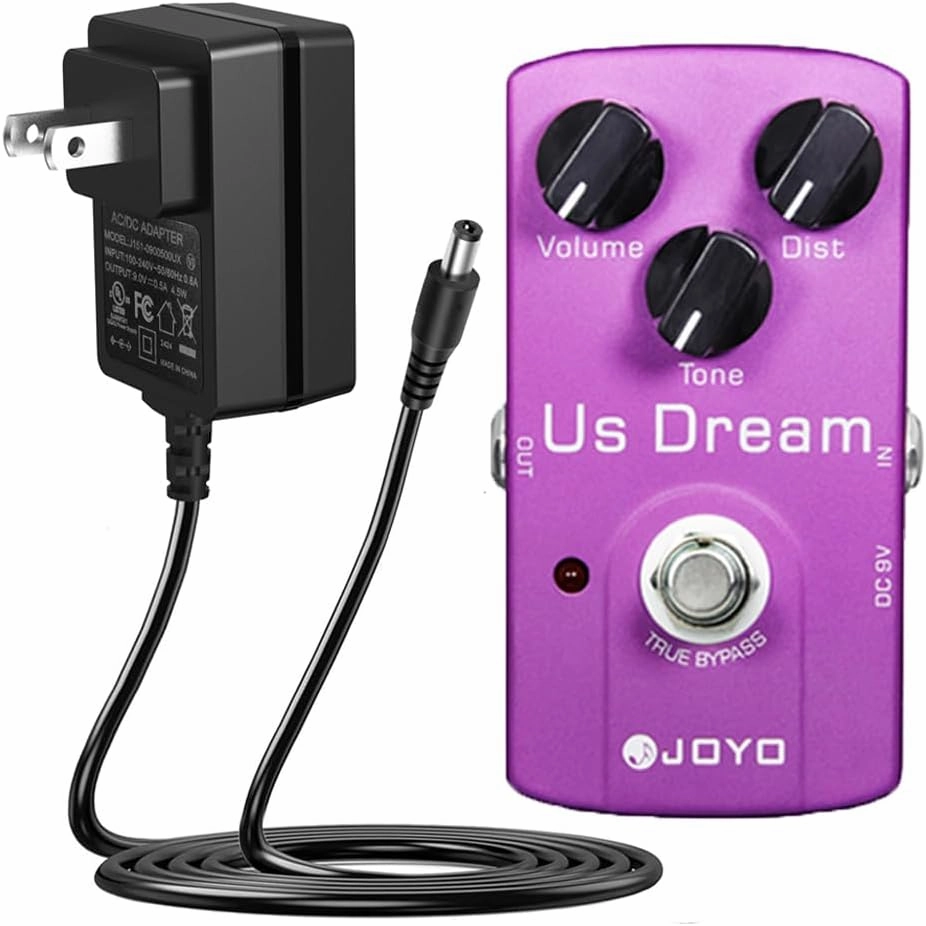 JOYO US Dream Pedal JF-34 with DC 9V 500mA Pedal Power Adapter