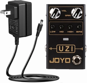 JOYO UZI Distortion Pedal R-03 with DC 9V 500mA Pedal Power Adapter
