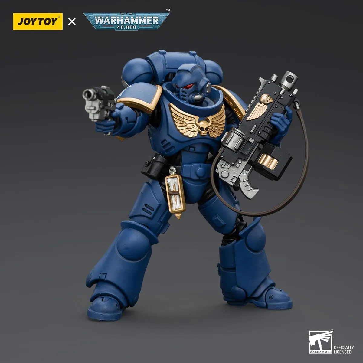 Joytoy 1/18 Action Figure Warhammer 40k Ultramarines Intercessors Model Toysction Model Anime 4.7 Inch
