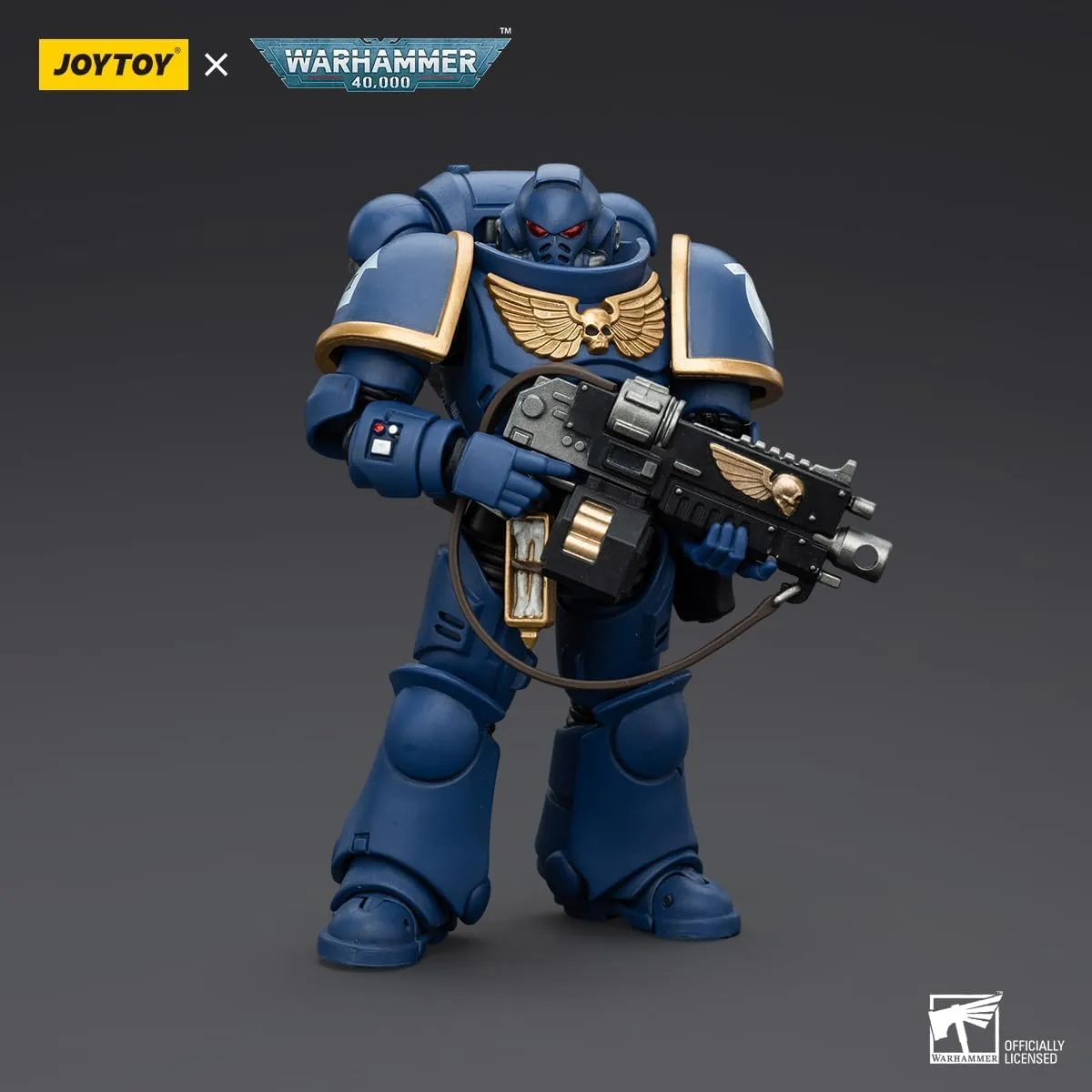 Joytoy 1/18 Action Figure Warhammer 40k Ultramarines Intercessors Model Toysction Model Anime 4.7 Inch