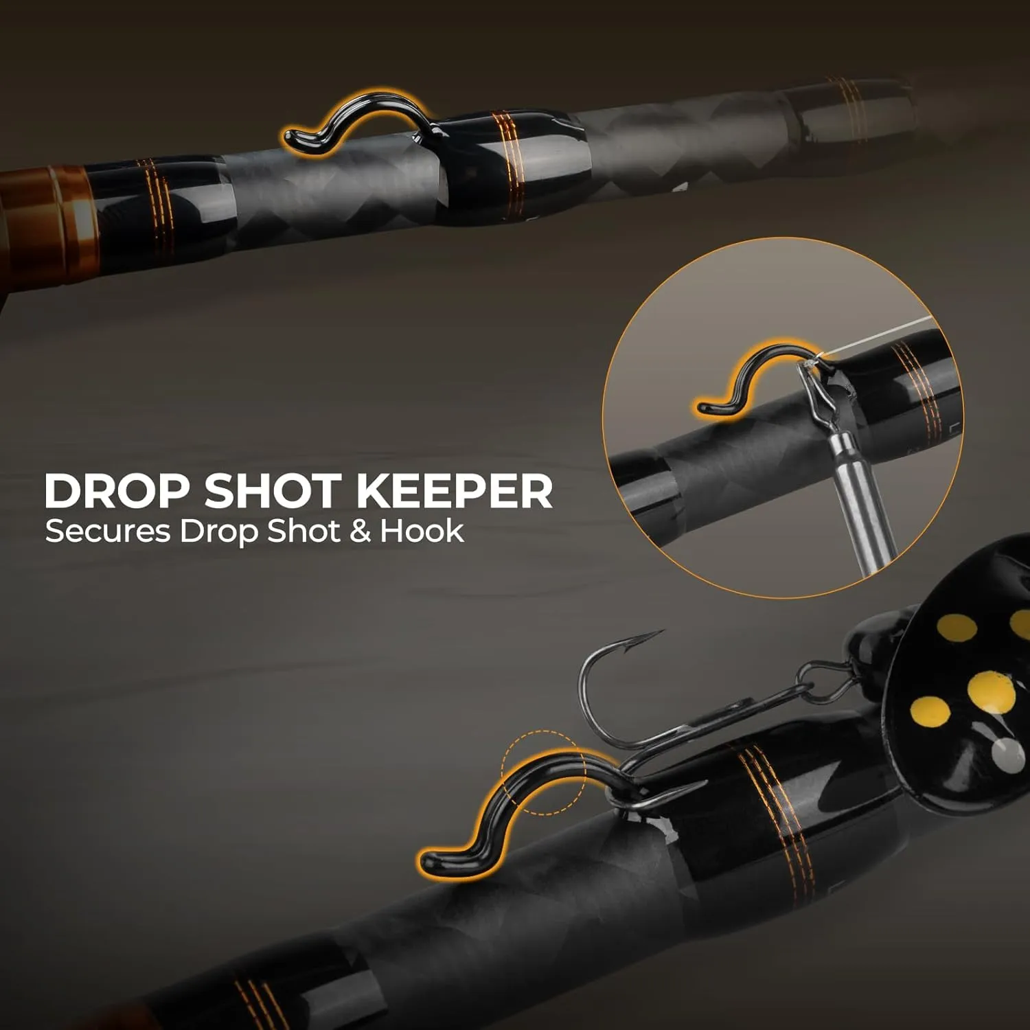 KastKing Zephyr Spin and Bait Finesse Fishing Rod, Lightweight Casting & Spinning Rods, IM6 Graphite Blanks, Cast Lure Down to 1/64oz, Zirconia Ring, Split Reel Seat, EVA Handle, Alignment Marker