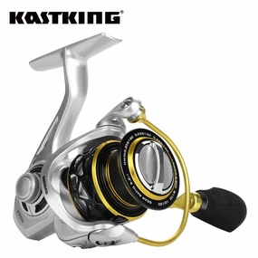 KastKing Zephyr Carbon Spinning Reel 10  1 Stainless Steel Bearings Up to 22Lbs Carbon Drag Freshwater Saltwater Fishing Reel