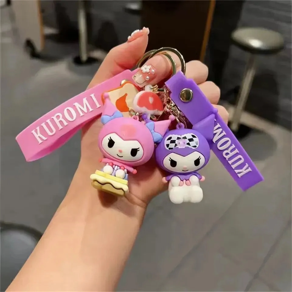 Kawaii Kuromi Palette Play Keychain