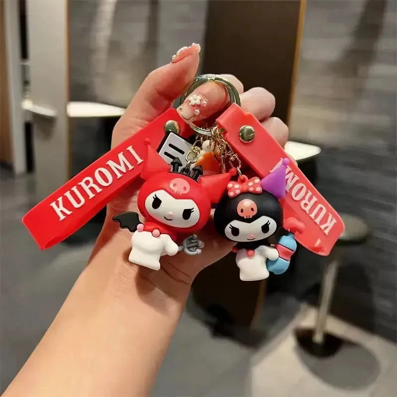 Kawaii Kuromi Palette Play Keychain