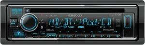 KENWOOD KDC-X705 Single DIN CD Receiver with Bluetooth, HD Radio, Alexa Built-in Spotify and Pandora Link for iPhone or Android Phones, SiriusXM Read, (3) 5Volt Pre-Outs