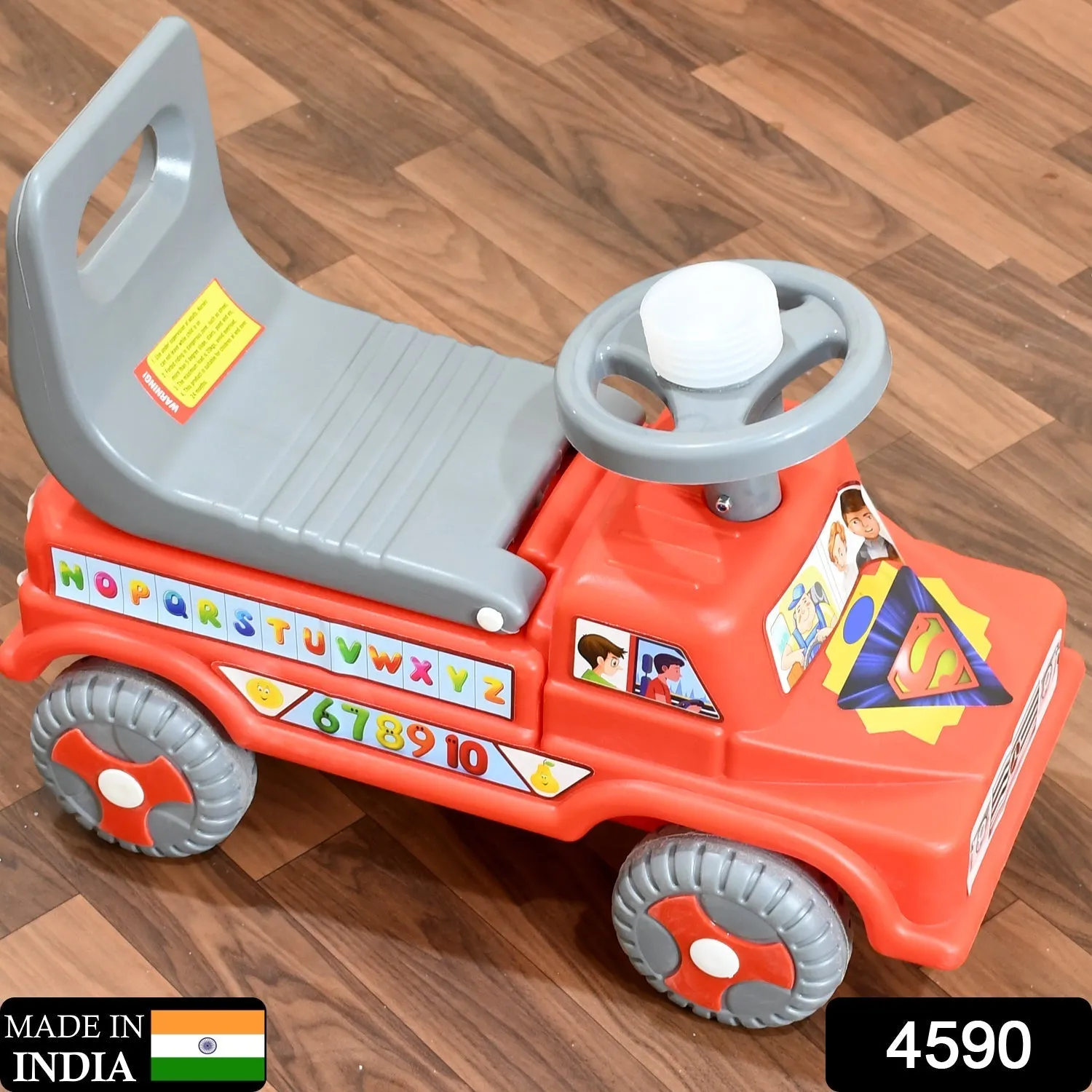 Kids Baby City Ride on Push Car Ride with Backrest Musical Horn For Children Kids Toy Ride-on, Kids Toys Toddler Baby Toy Baby Car , Truck, Etc Suitable for Kids Boys / Girls
