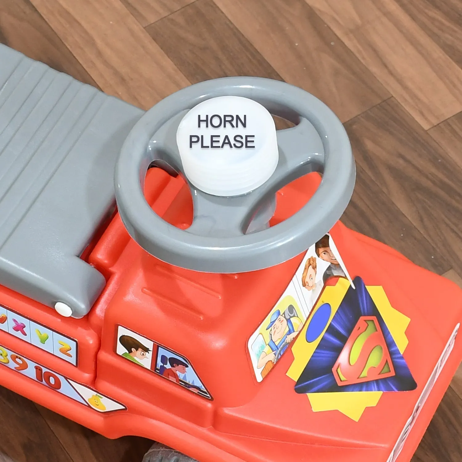 Kids Baby City Ride on Push Car Ride with Backrest Musical Horn For Children Kids Toy Ride-on, Kids Toys Toddler Baby Toy Baby Car , Truck, Etc Suitable for Kids Boys / Girls