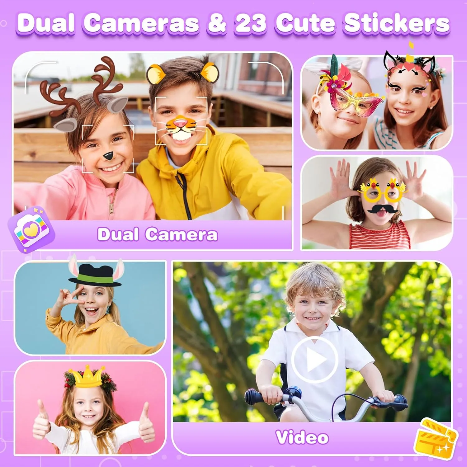 Kids Phone Toys for 3 4 5 6 7 8 Year Old Girls, Touchscreen Toddler Phone with Camera, MP3 Music Player, Games, Habit Tracker Educational Toys Birthday Gifts for Girls Ages 3-8 with SD Card