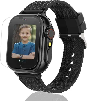 Kids Smart Watch, Girls Boys Smartwatch with 26 Games Camera Video Recorder Player,Pedometer,Birthday Learning Toys Gifts for 4-10 Years Children (Black)