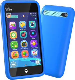 Kids Toys Smart Phone, 3.97" Touchscreen, Birthday Gifts for Kids, 16GB Toddler Learning Cell Phone with Games & Front Camera, Boys Girls Toys for Age 3 4 5 6 7 8 9 Year Old