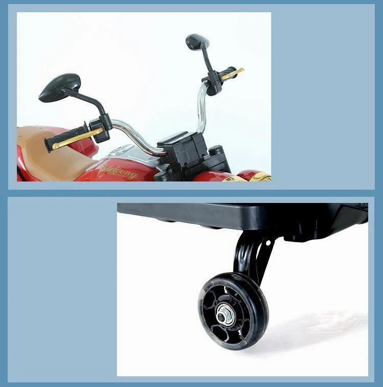 Kids Electric Motorbike Tricycle Ride-On Retro Scooter