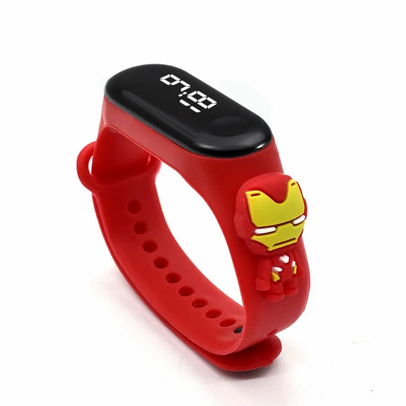 Kids Marvel & Disney Digital Waterproof Sports Watch