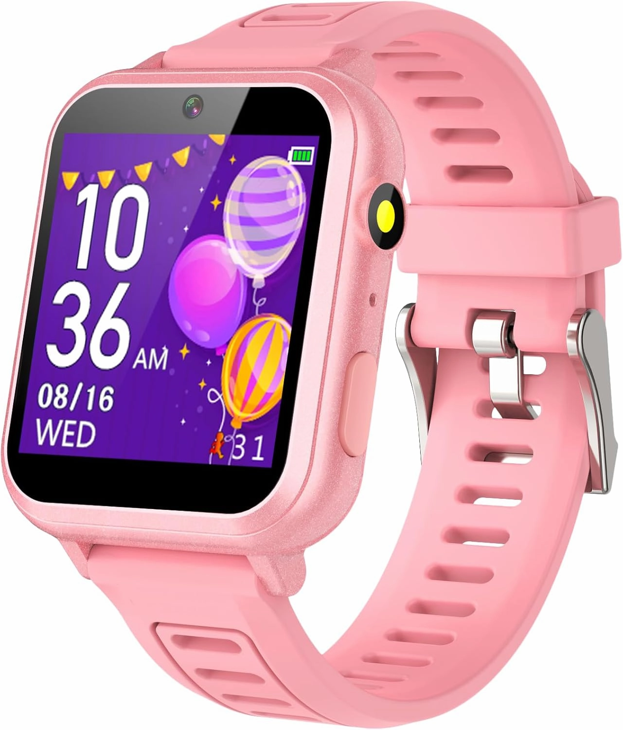 Kids Smart Watches Girls with Camera Music Player Pedometer Alarm Clock Games Calculator Flashlight 12/24 hr Toys for Ages 4-12 Years Old.Birthday Gift for Girls
