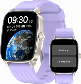 Kummel Pedometer Watch No APP/Phone Required, Waterproof Fitness Tracker Watch with Heart Rate Monitor, Large Screen with Pedometer, Sleep Tracking, Calories & Step Counter, Smart Watch for Women Men