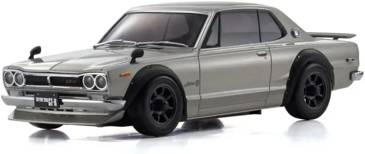 Kyosho MZP466S ASC MA-020 Nissan Skyline 2000GT-R (KPGC10) Body, Silver