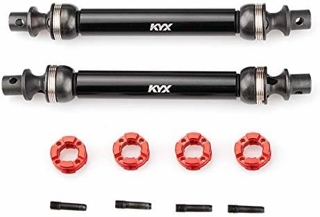 KYX Racing Hardened Steel Center Drive Shaft Upgrades Parts Accessories for RC Crawler Car Axial Capra Unlimited Trail Buggy UTB