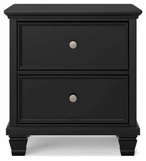 Lanolee Full Panel Bed with Mirrored Dresser, Chest and Nightstand