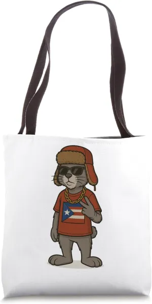 Latin Music Hip Hop Conejo Puerto Rico Beats, Bomba, Bars Tote Bag
