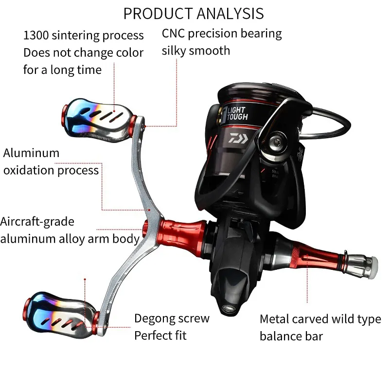 Layfishing Aluminum Alloy Double Rocker Arm With Reel Stand Set
