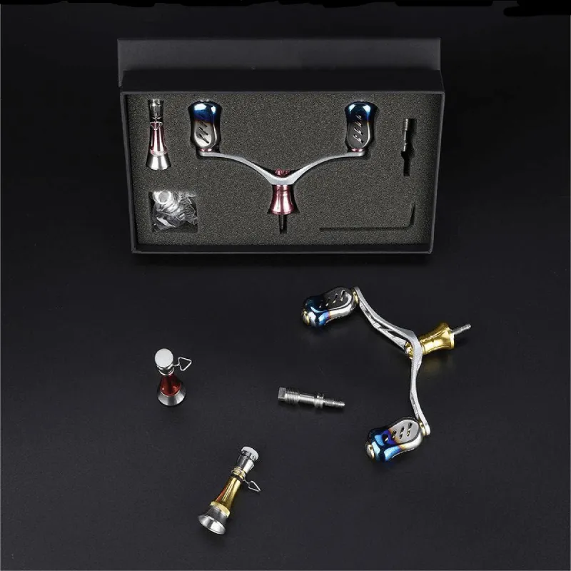 Layfishing Aluminum Alloy Double Rocker Arm With Reel Stand Set