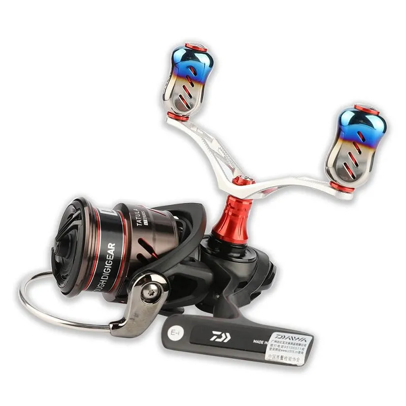 Layfishing Aluminum Alloy Double Rocker Arm With Reel Stand Set