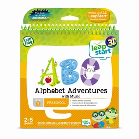 LeapFrog LeapStart ABC Alphabet Adventures With Music Activity Book